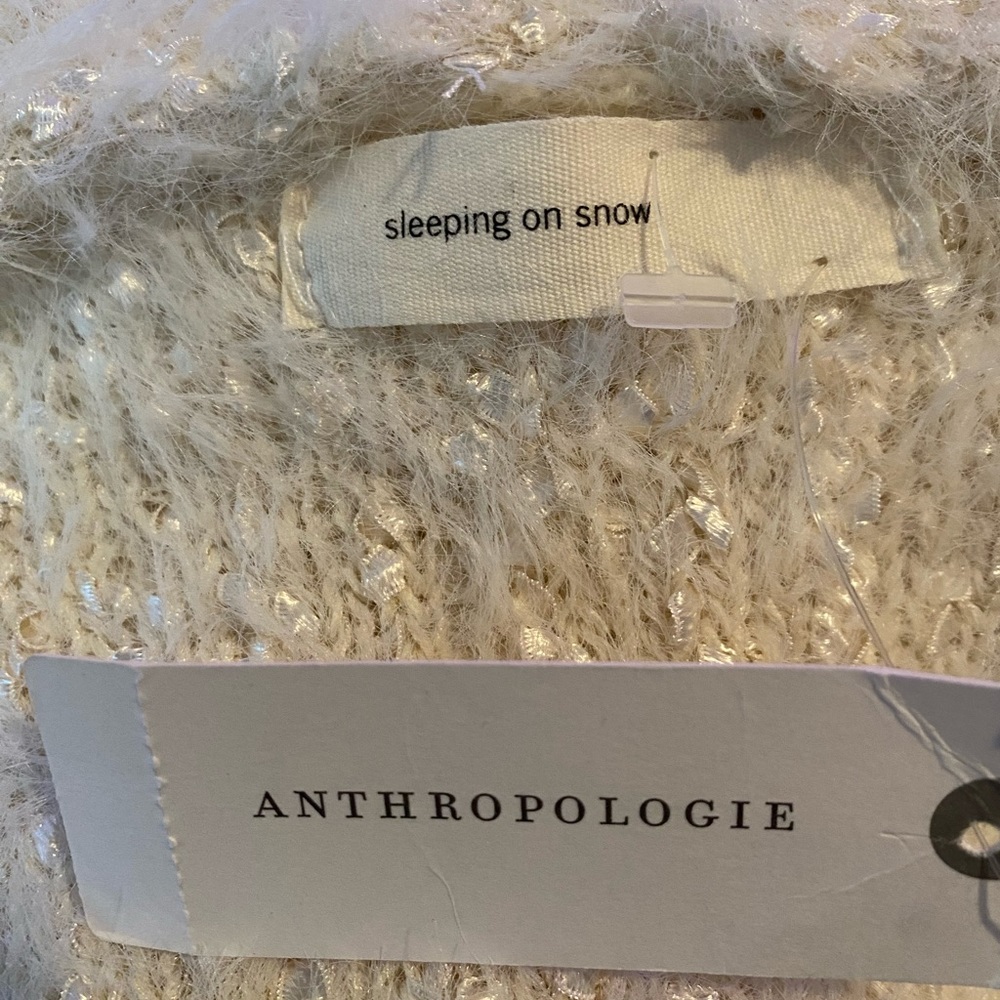 Anthropologie Sleeping on Snow Cardigan - Picture 4 of 7